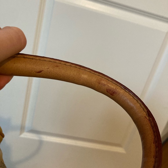 Leather world map bag/purse with strap - Picture 8 of 8